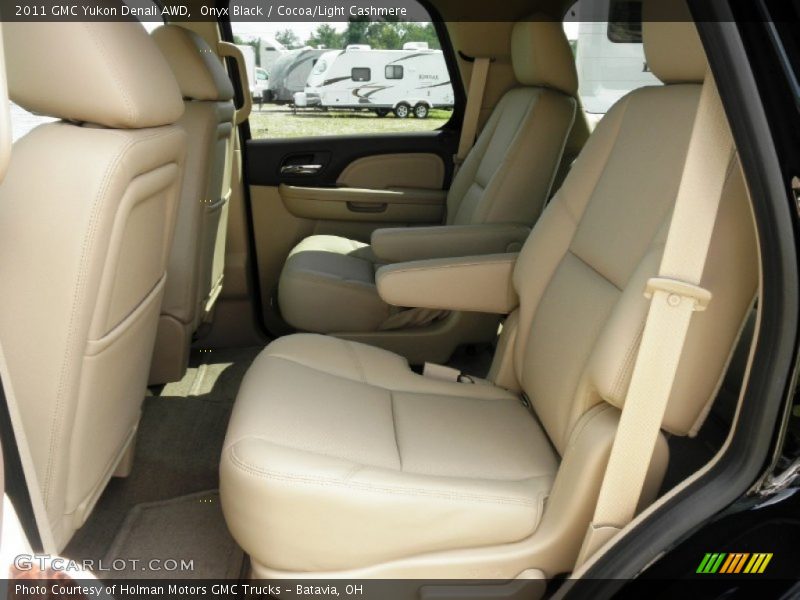 Onyx Black / Cocoa/Light Cashmere 2011 GMC Yukon Denali AWD