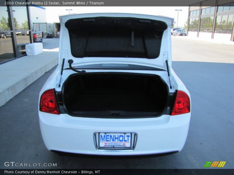 Summit White / Titanium 2009 Chevrolet Malibu LS Sedan