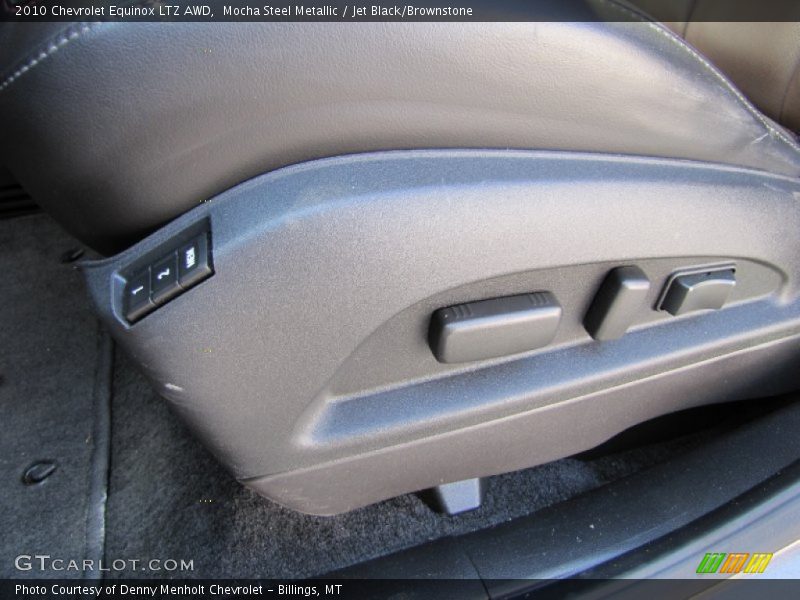 Mocha Steel Metallic / Jet Black/Brownstone 2010 Chevrolet Equinox LTZ AWD