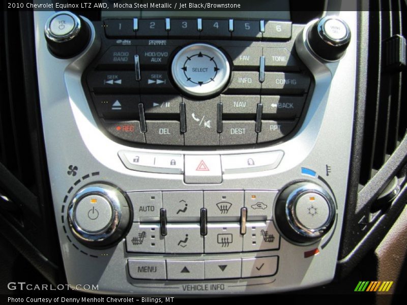 Controls of 2010 Equinox LTZ AWD