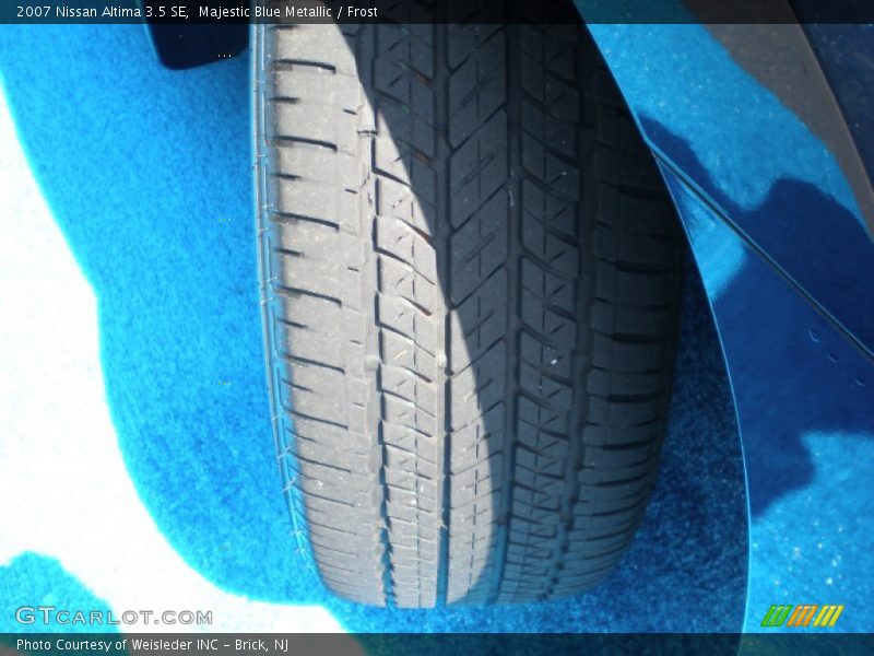 Majestic Blue Metallic / Frost 2007 Nissan Altima 3.5 SE