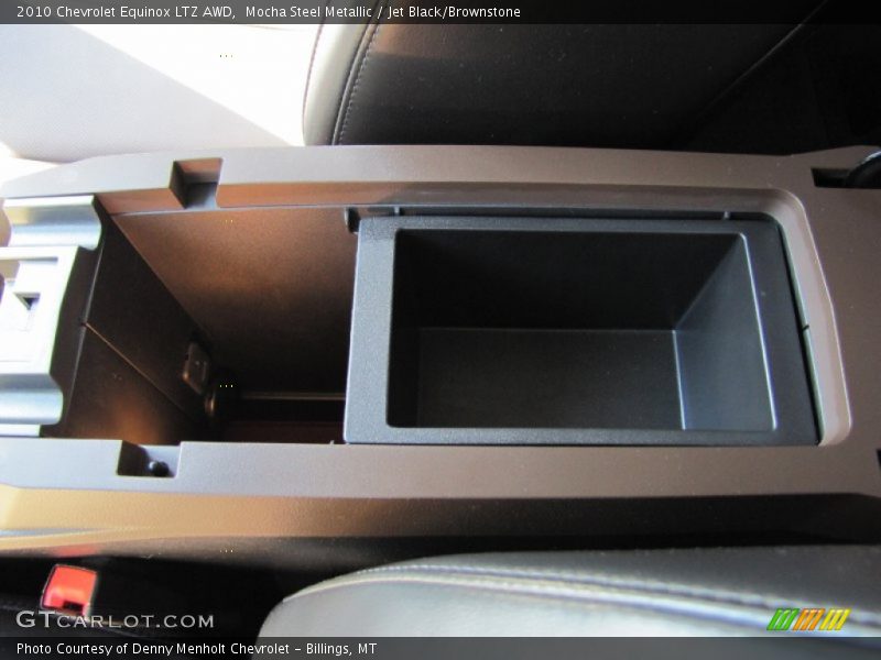 Mocha Steel Metallic / Jet Black/Brownstone 2010 Chevrolet Equinox LTZ AWD