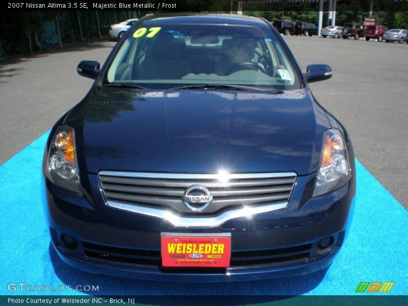 Majestic Blue Metallic / Frost 2007 Nissan Altima 3.5 SE