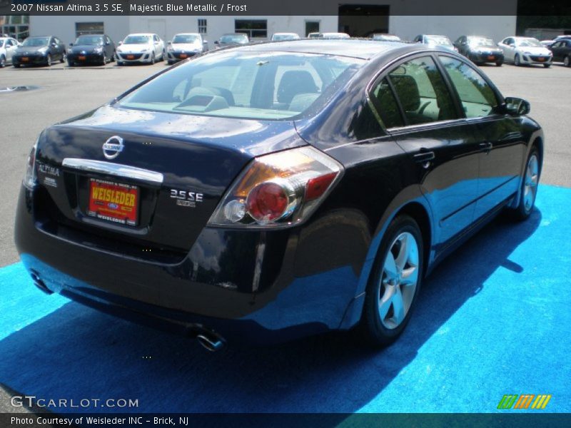 Majestic Blue Metallic / Frost 2007 Nissan Altima 3.5 SE