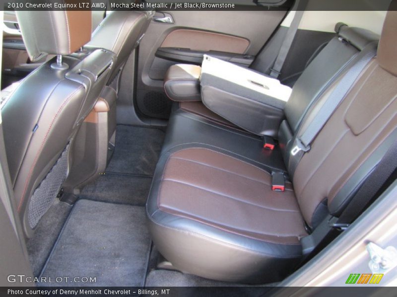 Mocha Steel Metallic / Jet Black/Brownstone 2010 Chevrolet Equinox LTZ AWD