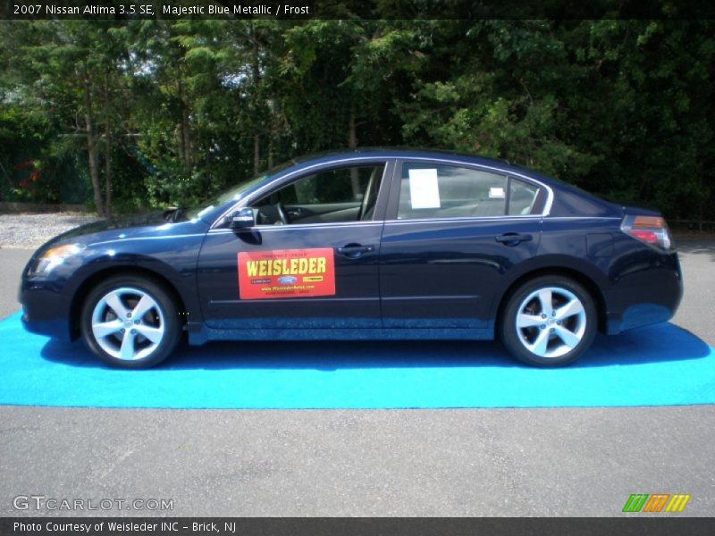 Majestic Blue Metallic / Frost 2007 Nissan Altima 3.5 SE