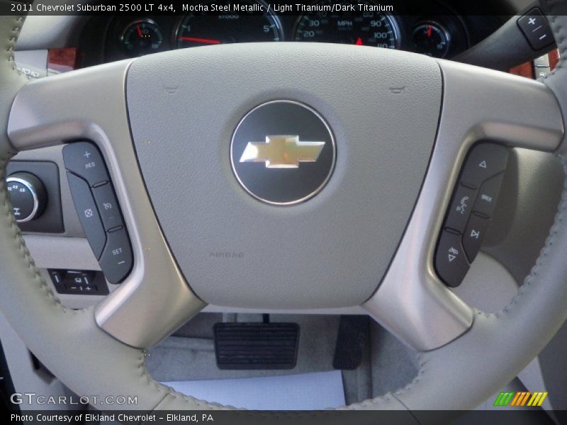 Mocha Steel Metallic / Light Titanium/Dark Titanium 2011 Chevrolet Suburban 2500 LT 4x4