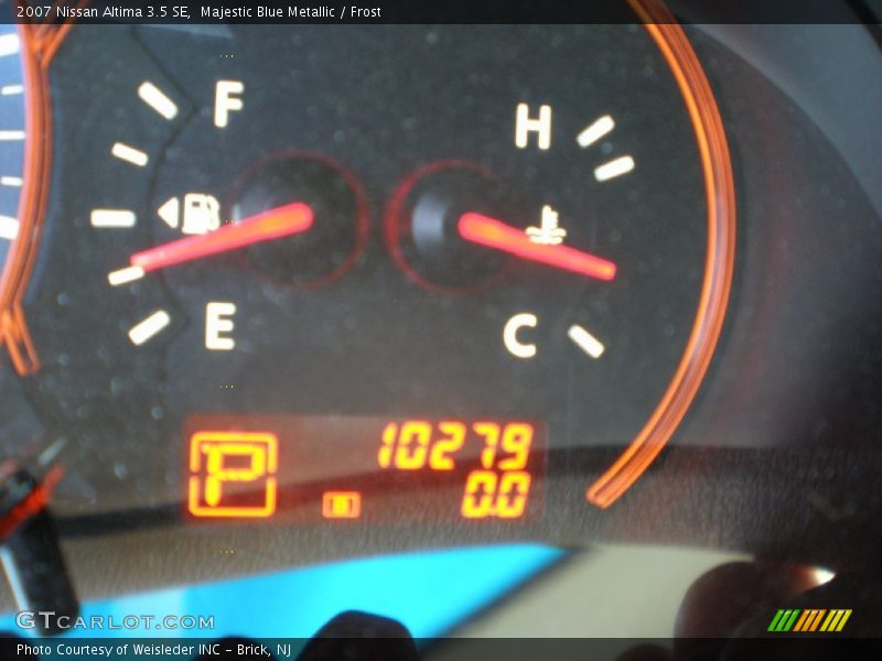 Majestic Blue Metallic / Frost 2007 Nissan Altima 3.5 SE