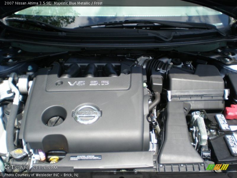 Majestic Blue Metallic / Frost 2007 Nissan Altima 3.5 SE