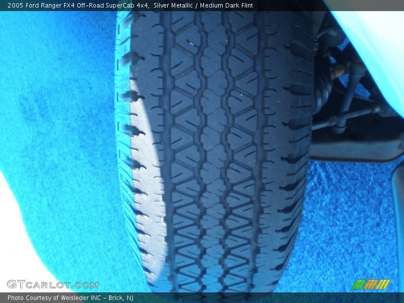 Silver Metallic / Medium Dark Flint 2005 Ford Ranger FX4 Off-Road SuperCab 4x4