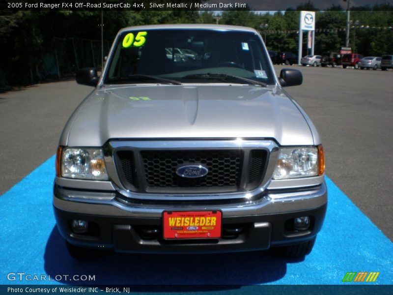 Silver Metallic / Medium Dark Flint 2005 Ford Ranger FX4 Off-Road SuperCab 4x4
