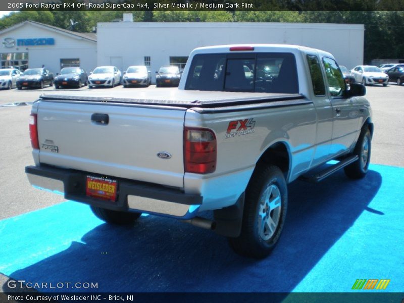 Silver Metallic / Medium Dark Flint 2005 Ford Ranger FX4 Off-Road SuperCab 4x4