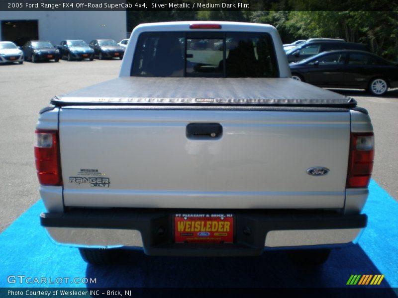 Silver Metallic / Medium Dark Flint 2005 Ford Ranger FX4 Off-Road SuperCab 4x4