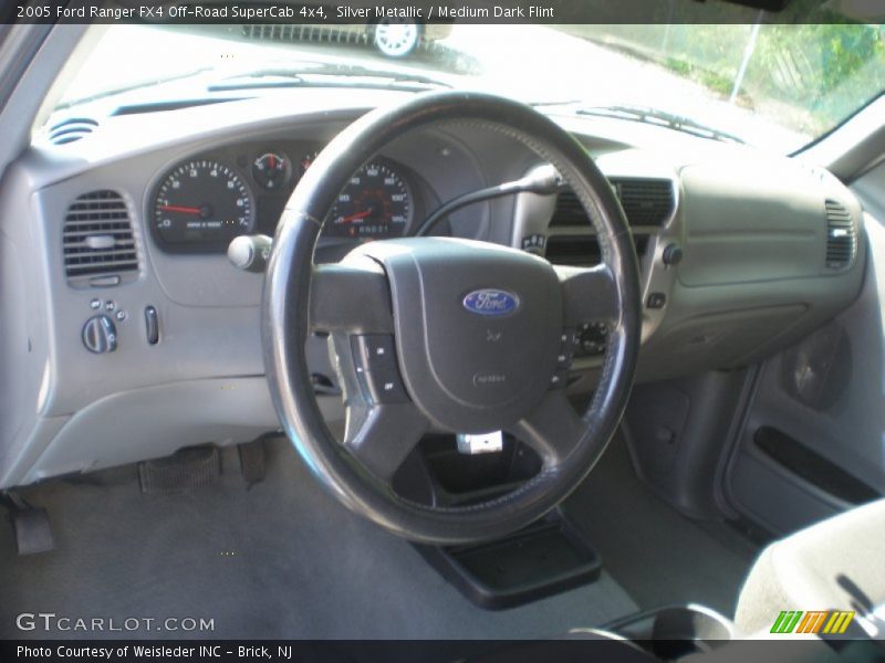 Silver Metallic / Medium Dark Flint 2005 Ford Ranger FX4 Off-Road SuperCab 4x4