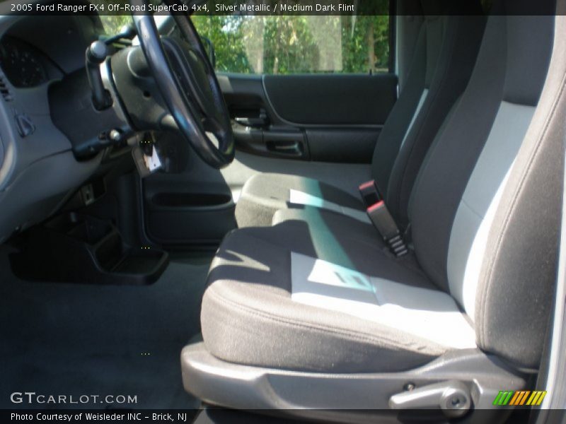 Silver Metallic / Medium Dark Flint 2005 Ford Ranger FX4 Off-Road SuperCab 4x4