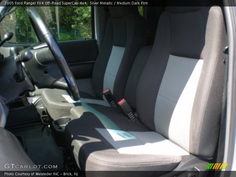 Silver Metallic / Medium Dark Flint 2005 Ford Ranger FX4 Off-Road SuperCab 4x4
