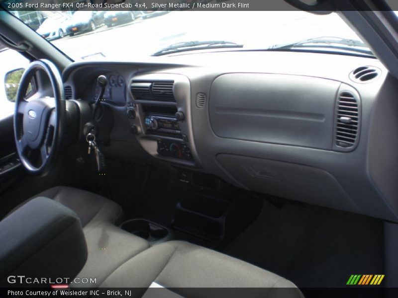 Silver Metallic / Medium Dark Flint 2005 Ford Ranger FX4 Off-Road SuperCab 4x4