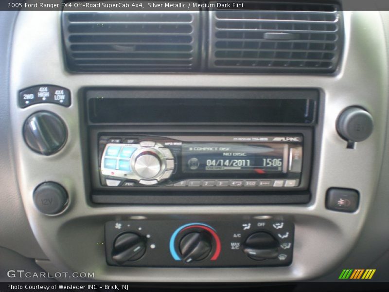 Silver Metallic / Medium Dark Flint 2005 Ford Ranger FX4 Off-Road SuperCab 4x4