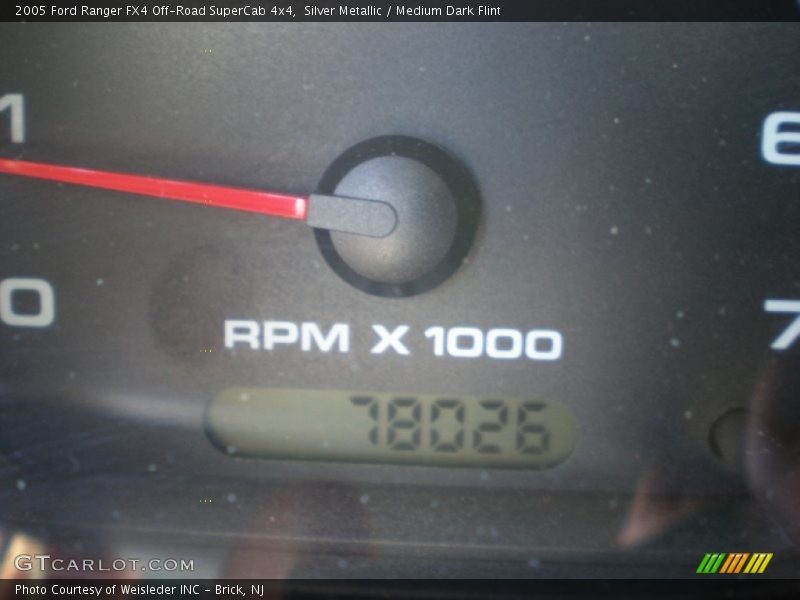 Silver Metallic / Medium Dark Flint 2005 Ford Ranger FX4 Off-Road SuperCab 4x4