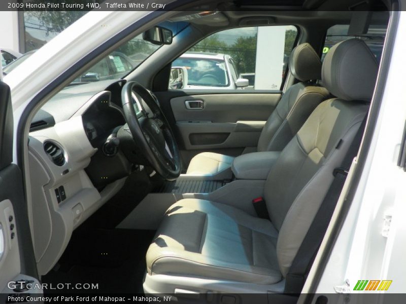 Taffeta White / Gray 2009 Honda Pilot Touring 4WD