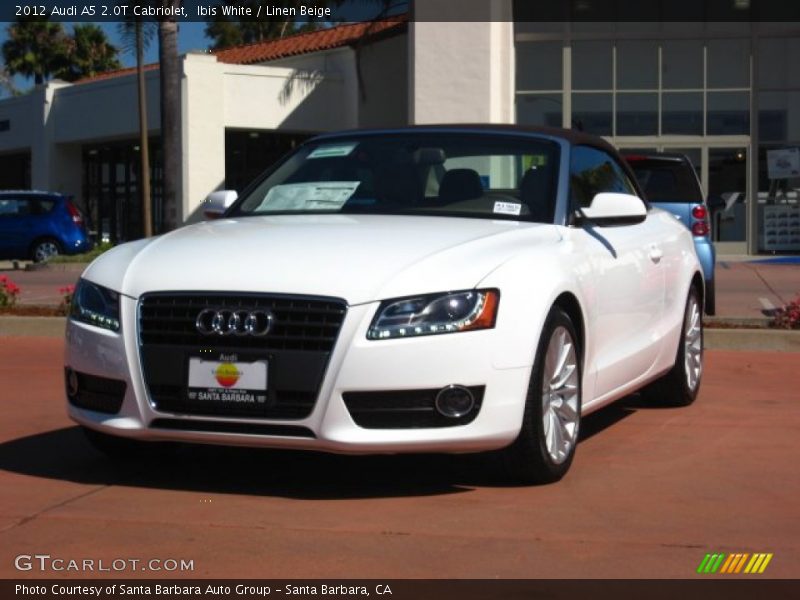 Ibis White / Linen Beige 2012 Audi A5 2.0T Cabriolet