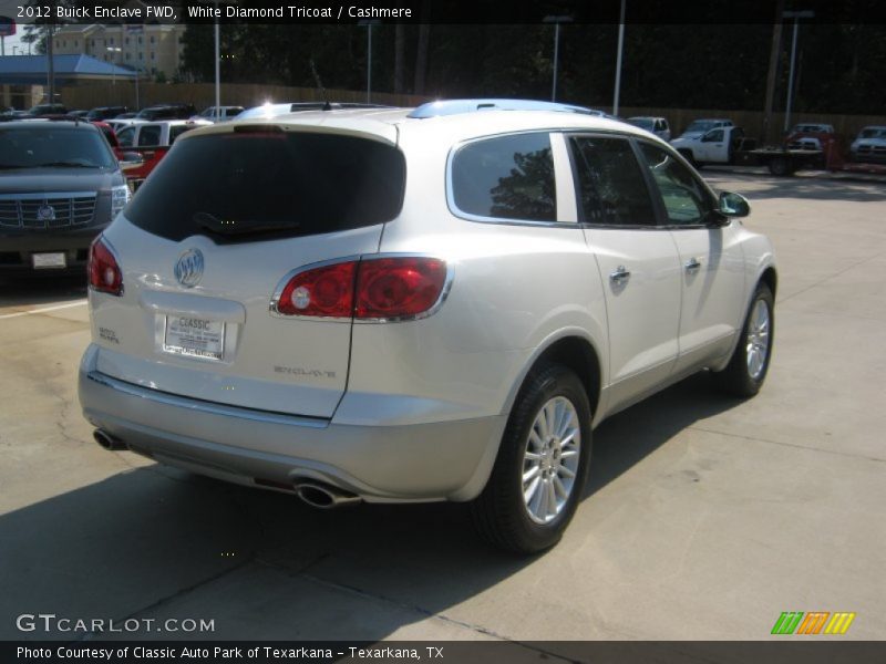 White Diamond Tricoat / Cashmere 2012 Buick Enclave FWD