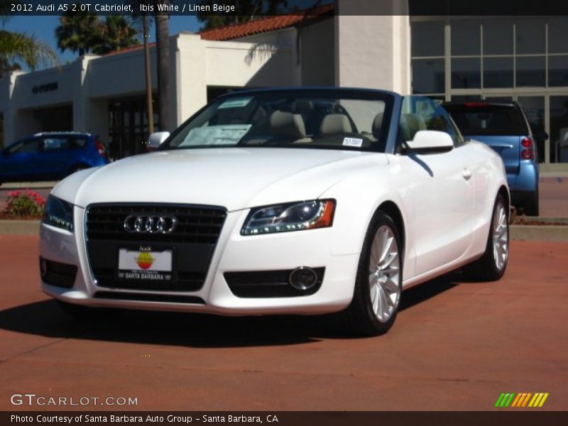 Ibis White / Linen Beige 2012 Audi A5 2.0T Cabriolet