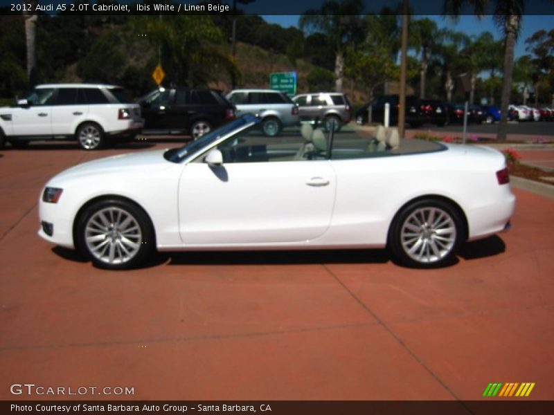 Ibis White / Linen Beige 2012 Audi A5 2.0T Cabriolet