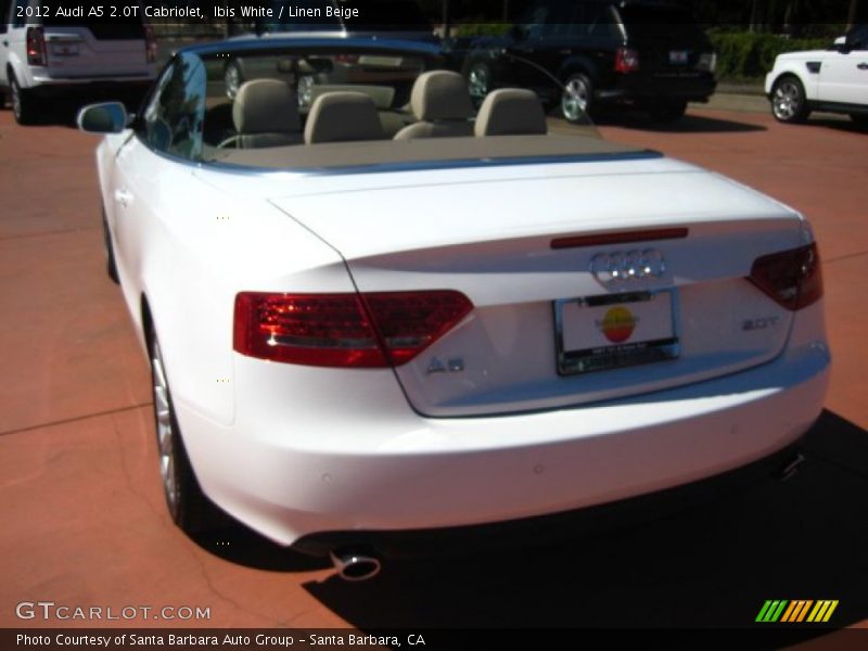 Ibis White / Linen Beige 2012 Audi A5 2.0T Cabriolet
