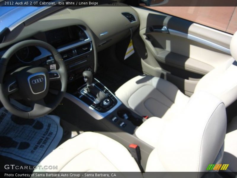  2012 A5 2.0T Cabriolet Linen Beige Interior