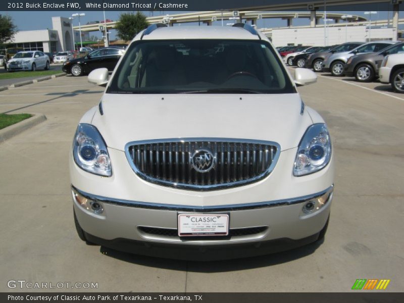 White Diamond Tricoat / Cashmere 2012 Buick Enclave FWD