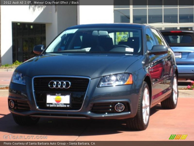 Meteor Gray Pearl Effect / Black 2012 Audi A3 2.0T