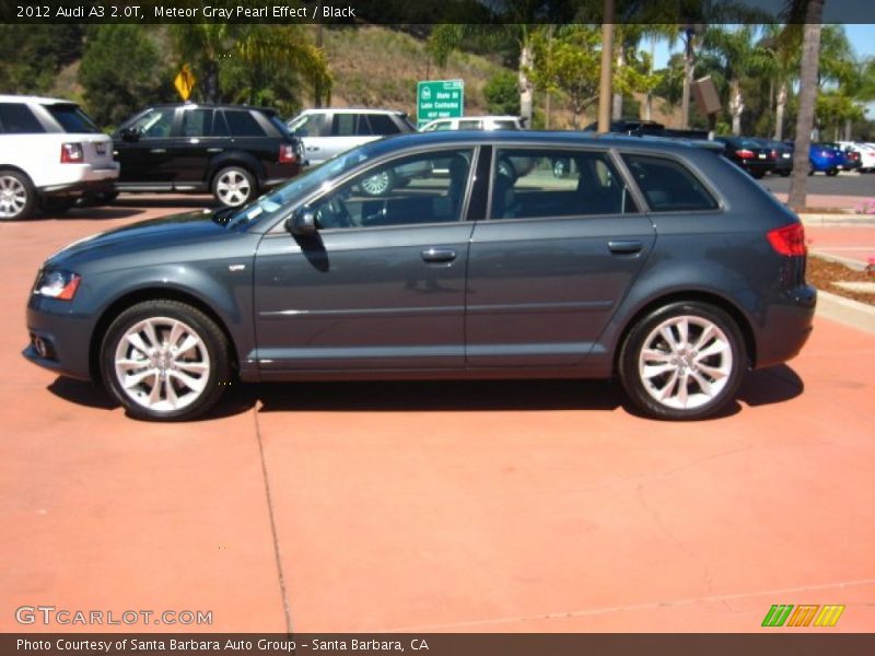 Meteor Gray Pearl Effect / Black 2012 Audi A3 2.0T