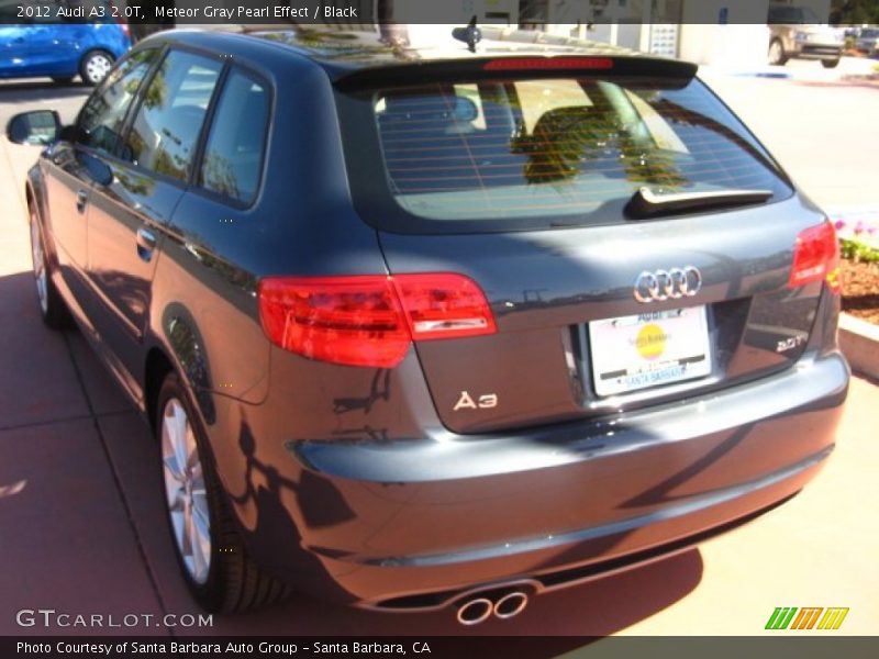 Meteor Gray Pearl Effect / Black 2012 Audi A3 2.0T