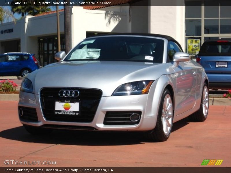 Ice Silver Metallic / Black 2012 Audi TT 2.0T quattro Roadster
