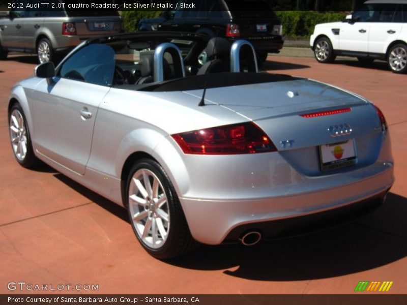 Ice Silver Metallic / Black 2012 Audi TT 2.0T quattro Roadster