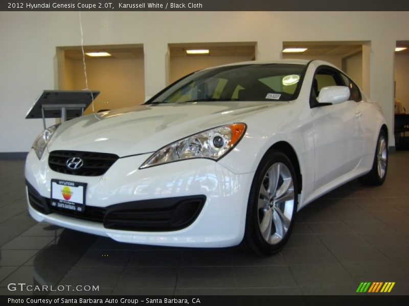 Karussell White / Black Cloth 2012 Hyundai Genesis Coupe 2.0T