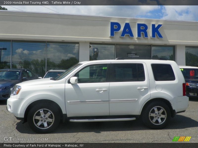 Taffeta White / Gray 2009 Honda Pilot Touring 4WD