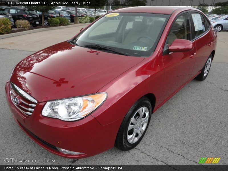 Apple Red Pearl / Beige 2010 Hyundai Elantra GLS