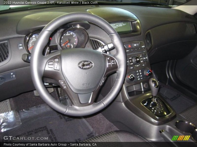 Dashboard of 2012 Genesis Coupe 2.0T