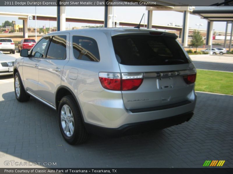 Bright Silver Metallic / Dark Graystone/Medium Graystone 2011 Dodge Durango Express