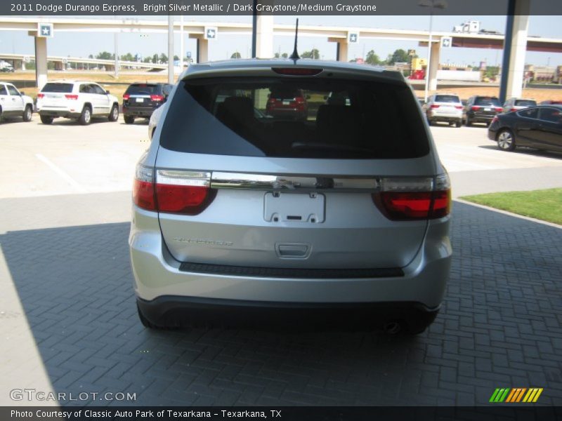 Bright Silver Metallic / Dark Graystone/Medium Graystone 2011 Dodge Durango Express
