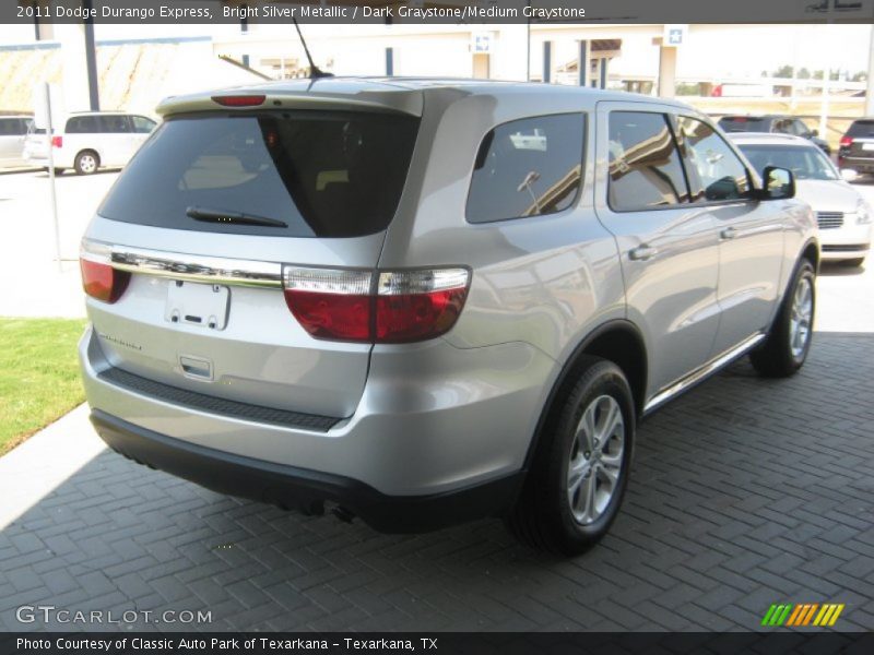 Bright Silver Metallic / Dark Graystone/Medium Graystone 2011 Dodge Durango Express