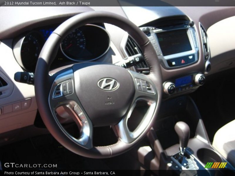 Ash Black / Taupe 2012 Hyundai Tucson Limited