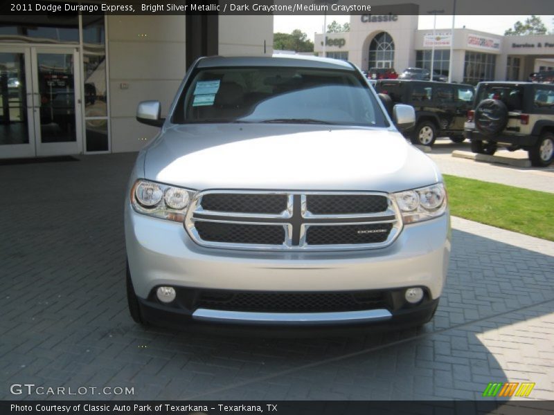 Bright Silver Metallic / Dark Graystone/Medium Graystone 2011 Dodge Durango Express