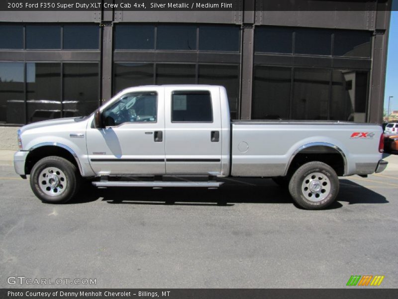 Silver Metallic / Medium Flint 2005 Ford F350 Super Duty XLT Crew Cab 4x4