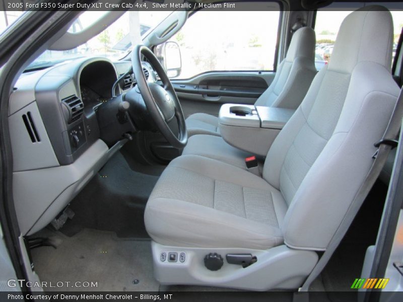 Silver Metallic / Medium Flint 2005 Ford F350 Super Duty XLT Crew Cab 4x4