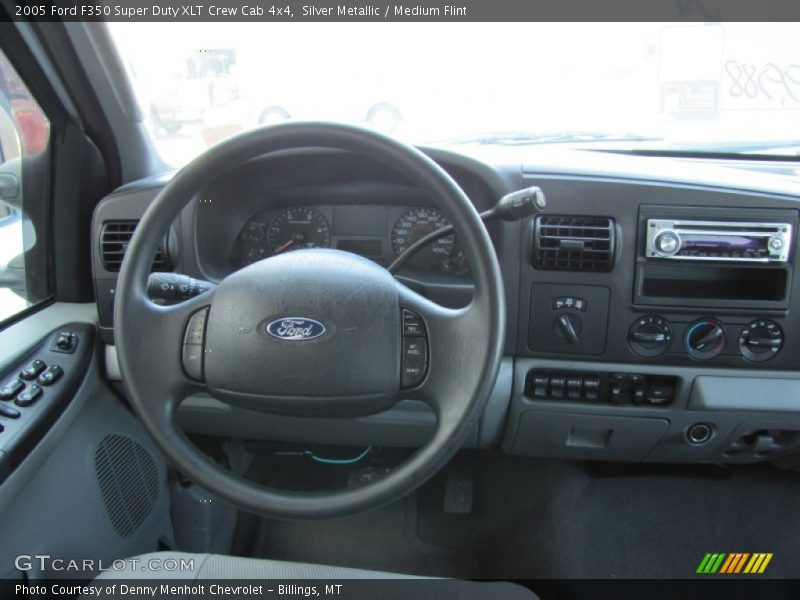 Silver Metallic / Medium Flint 2005 Ford F350 Super Duty XLT Crew Cab 4x4