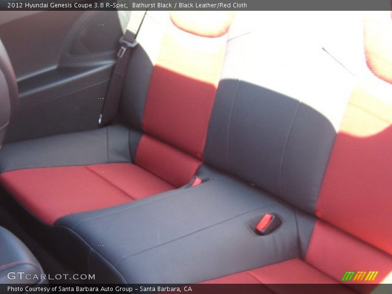  2012 Genesis Coupe 3.8 R-Spec Black Leather/Red Cloth Interior