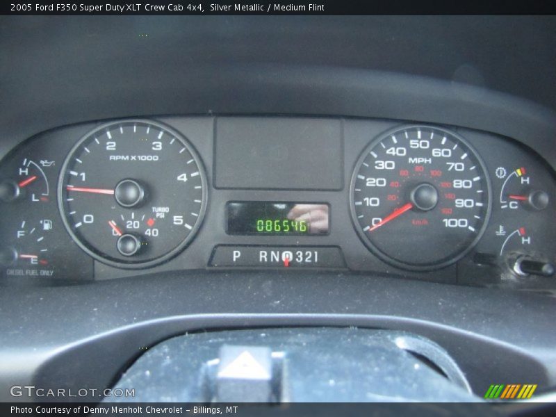 Silver Metallic / Medium Flint 2005 Ford F350 Super Duty XLT Crew Cab 4x4